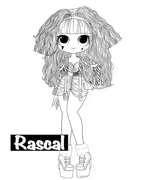 Lol Omg Dolls Remix Colouring Pages Thekidsworksheet