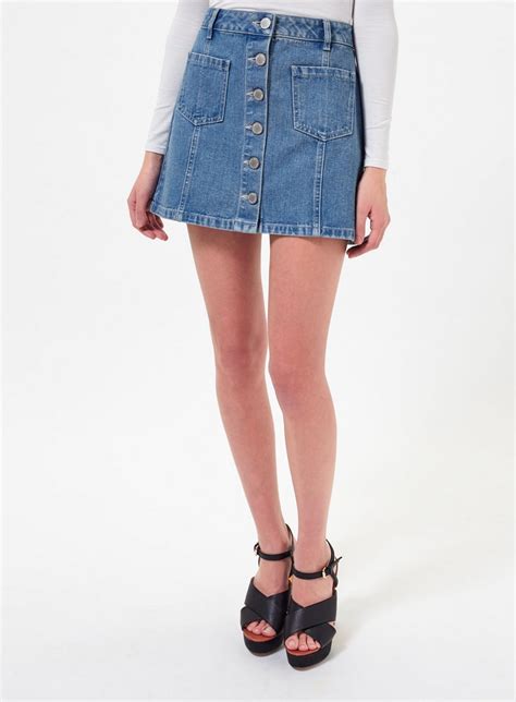 Blue Denim Mini Skirt Jill Dress