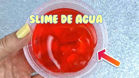 Haz Slime De Agua Probando Recetas Sin Borax Youtube