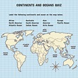10 Best Continents And Oceans Map Printable PDF for Free at Printablee