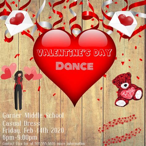 Valentines Day Dance Template Postermywall