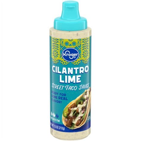 kroger® medium cilantro lime street taco sauce 7 5 oz smith s food and drug