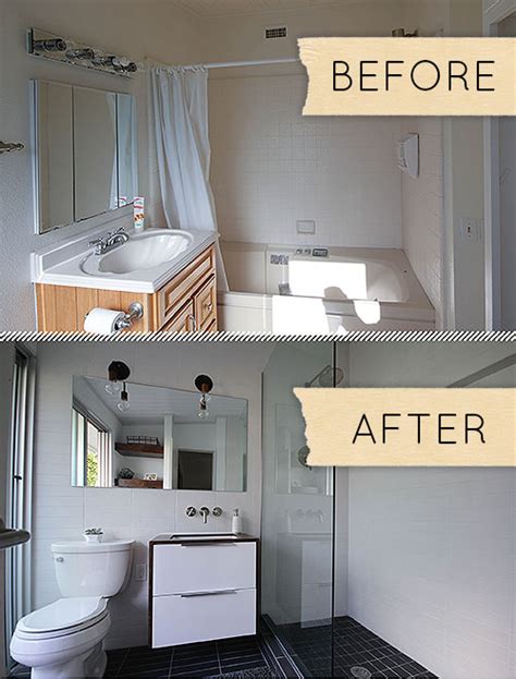 Small Modern Bathroom Remodel Before And After