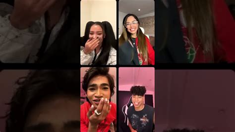 Bella Poarch Bretman Valkyrae And Larray Ig Live Stream Youtube