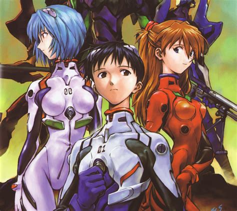 Neon Genesis Evangelion Asuka Langley Soryu Rei Ayanami Shinji Ikari Kawaii Mobile