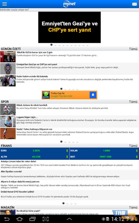 Mynet Haber Gündem İndir Android Için Mynet Haber Gündem Uygulaması