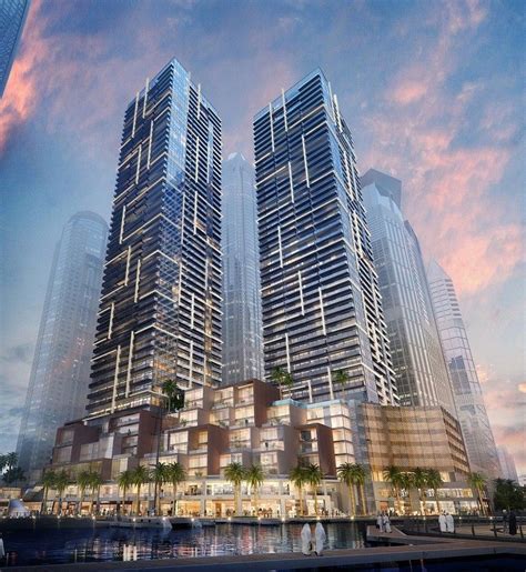 Aedass Residences Towers At Marina Gate In Dubai Skyscraper