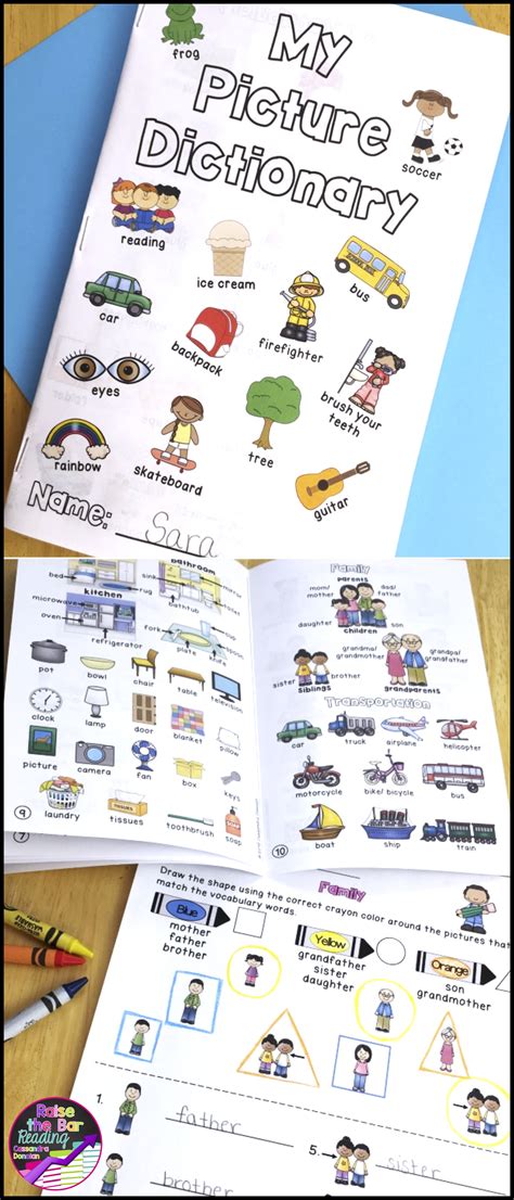 Picture Dictionary And Beginning Ell Vocabulary Activities For Esl