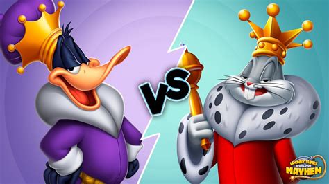 King Daffy Duck Vs King Bugs Bunny Looney Tunes World Of Mayhem