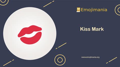 Meaning Kiss Mark Emoji Copy And Paste Emojimania