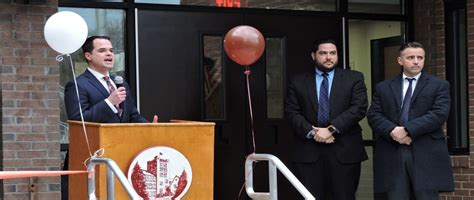 Senator Carlucci And School Officials Hold Ceremony To Unveil New Front