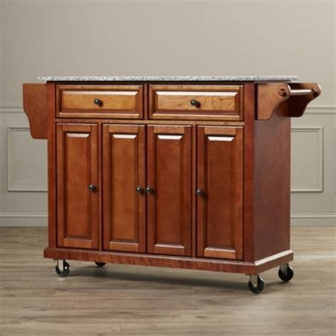 And with locking wheels, it's easily upgrade your kitchen today with our red barrel studio® rolling kitchen island cart. Kitchen Island Granite Top Rack Rolling Wheels Indoor Cart ...