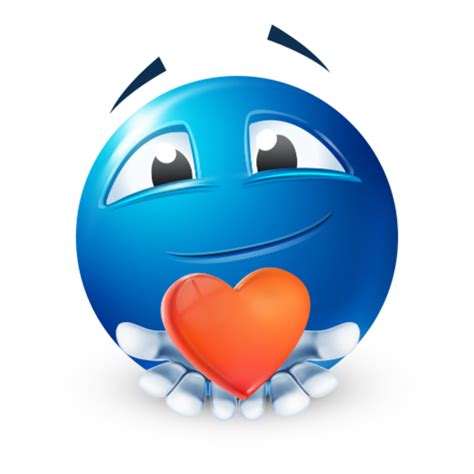 Bluemoji Heres My Heart Blue Emoji Know Your Meme