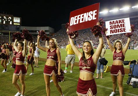 Look Football World Reacts To Florida State Cheerleader Video The