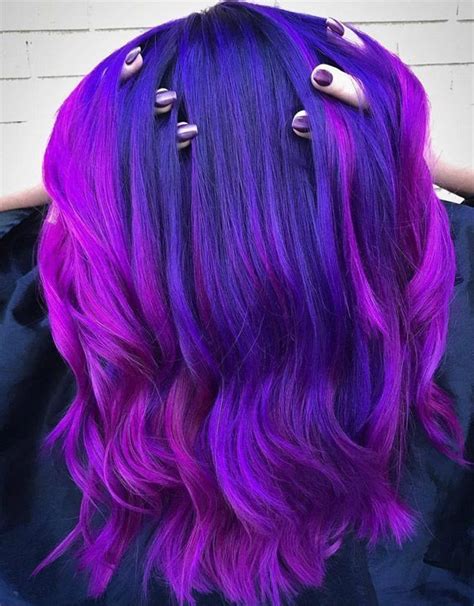 Gorgeous Blue Hair Color Highlights Dramatic Hair Colors Vivid Hair