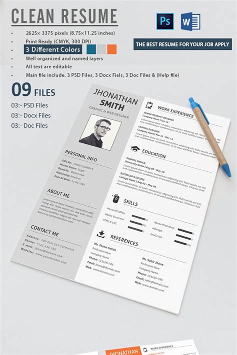 A curriculum vitae (cv) written for academia should highlight research and teaching experience, publications, grants and fellowships, professional associations and licenses, awards, and any other details in your experience that show you're the best candidate for a faculty or research position advertised by a college or university. John Smith Printready Resume Template #71573 | Resume ...