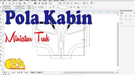 Miniatur truk canter oleng miniatur ini terbuat dari bahan: Pola Kabin Miniatur Truk Corel Draw - YouTube