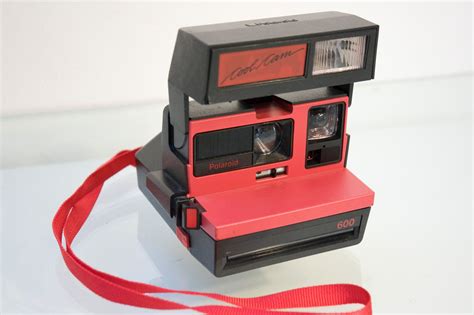 red polaroid cool cam 600 instant camera etsy instant camera polaroid instant camera shade