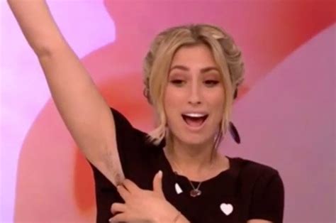 Loose Women Stacey Solomon Praised For Unveiling Hairy Armpits Daily