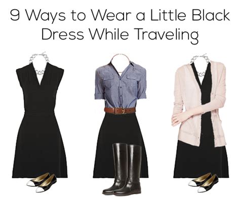 9 ways to wear a little black dress while traveling emilystyle