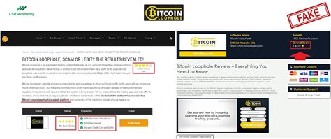 Bitcoin loophole trading software can be used by both new and experienced traders or those who do not have experience in trading. Bitcoin Loophole Review, SCAM App! | CSR Academy