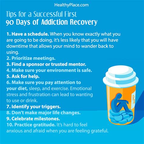 10 Tips For The First 90 Days Of Addiction Recovery Healthyplace