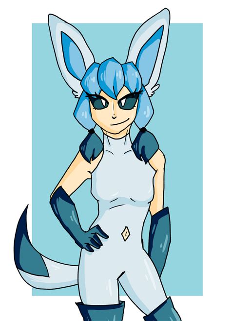 Human Glaceon By Beastgreen On Deviantart