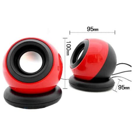 2017 Upgraded Portable Wired Laptop Stereo Small Speakers Usb Mini
