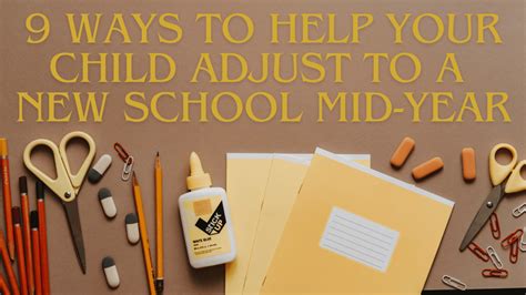 9 Ways To Help Your Child Adjust To A New School Mid Year Our Little