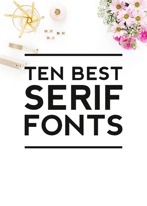 Ten Best Serif Fonts Top Serif Fonts Designer Blogs
