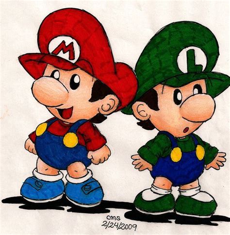 Baby Mario And Luigi Bilscreen
