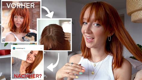 wie färbe ich meine roten haare youtube