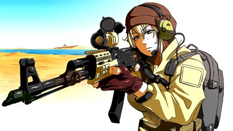 26292 Anime Girls Anime Girls With Guns Edited By Nayster24 On Deviantart