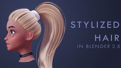 Modeling Stylized Hair In Blender Cg Cookie