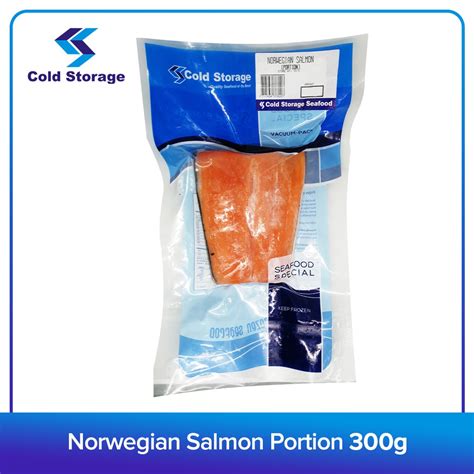 Cold Storage Seafood Frozen Norwegian Salmon Portion 300g Shopee