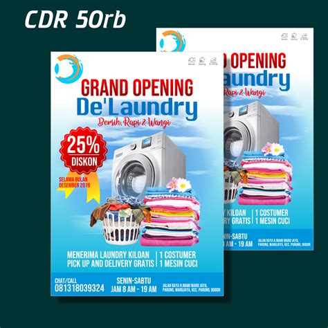 Template Brosur Flyer Laundry CDR Guru Corel 21912 Hot Sex Picture