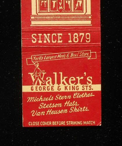 1940s Walkers Mens Stetson Hats Van Heusen Shirts Storefront York Pa
