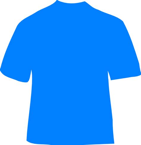 Blue T Shirt Clip Art At Vector Clip Art Online Royalty
