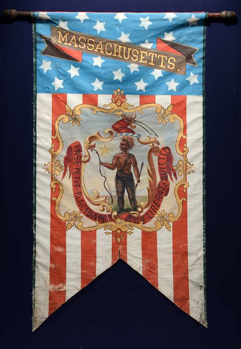 Sold Price Massachusetts Civil War State Flag April 6 0117 1000