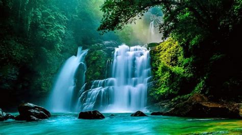 1366x768 1366x768 Free Screensaver Waterfall Coolwallpapersme