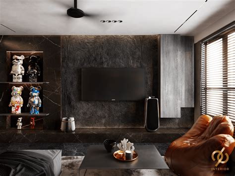Hdb Living Room Renovation Ideas L Tv Console And Feature Wall