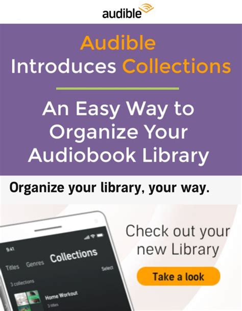 Audible Introduces Collections An Easy Way To Organize Your Audiobook