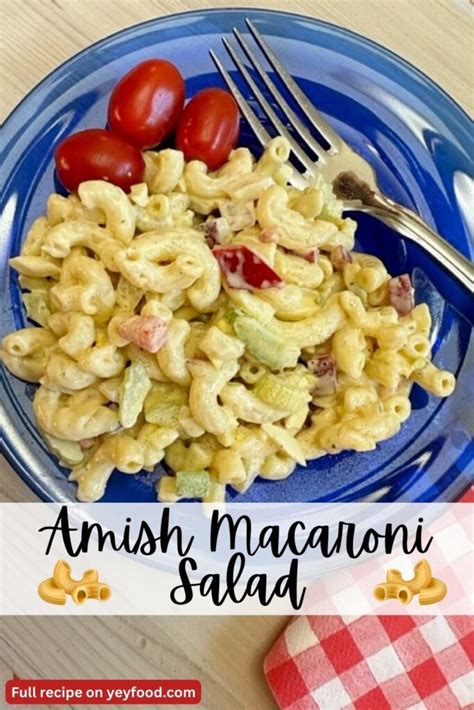 Amish Macaroni Salad Is Simple And Simply The Best Recipes Cooking Tips And