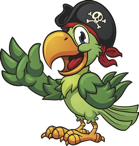 Pin By Gailgale On Pirate Ship Pirate Parrot Parrot Cartoon Pirate