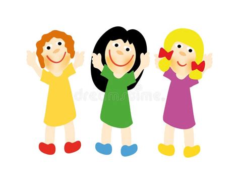 Best Friends Stock Vector Illustration Of Friends Group 54561862