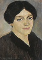 Portrait of Elisabeth Macke by August Macke