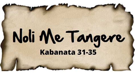 Buod Ng Kabanata Ng Noli Me Tangere