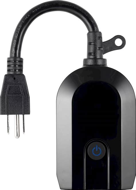 Best Buy Ge Mytouchsmart Plug In Outdoor Wi Fi Smart Switch Black 45408