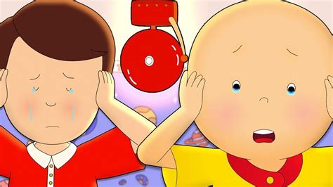 Caillou And The Fire Alarm ★ Funny Animated Caillou Cartoons For Kids