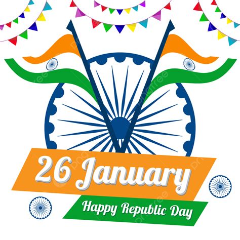 India Republic Day Vector Png Images Happy Republic Day India Flyer Poster Design Indian Flag